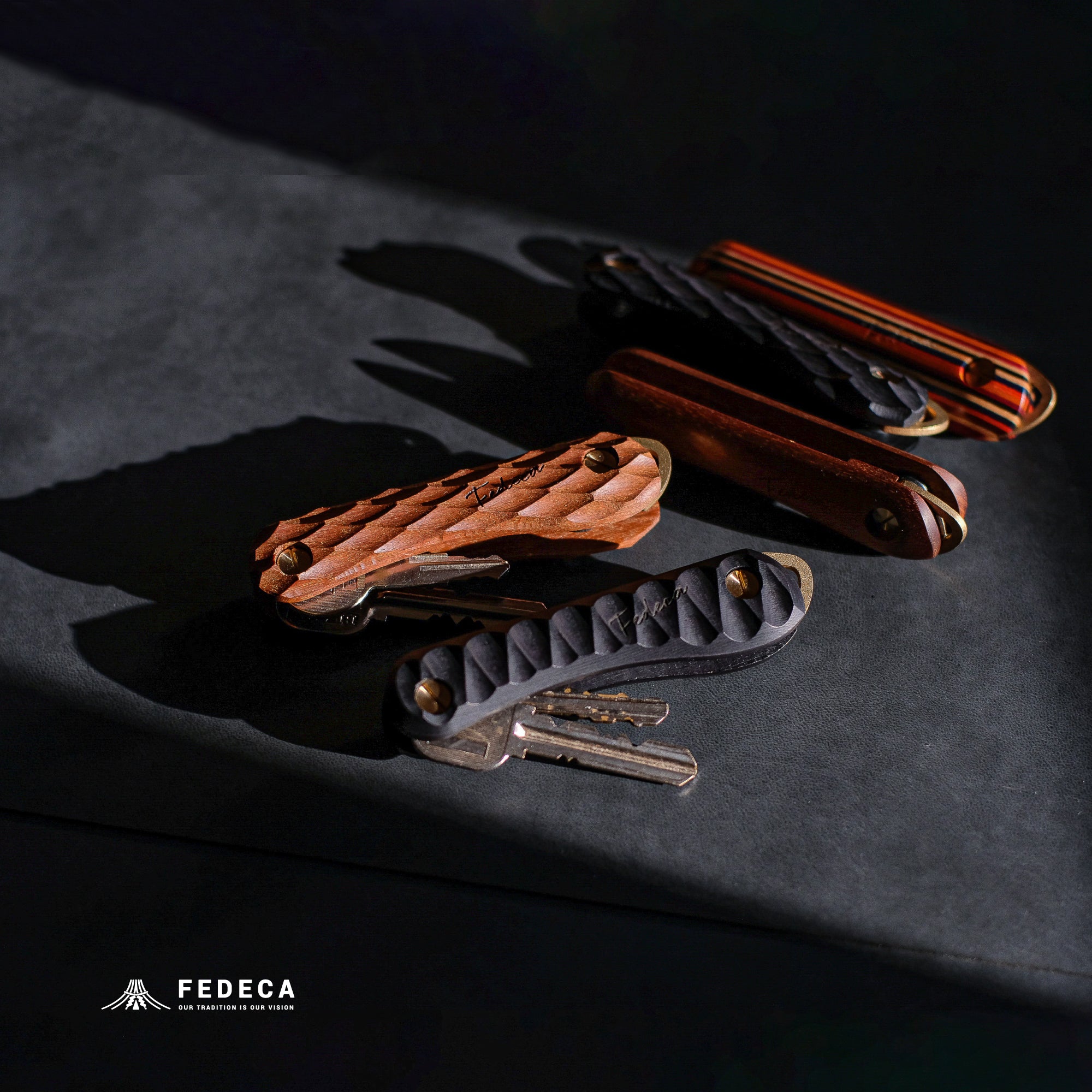 【強化木】FEDECA キーオーガナイザー 名栗ブラック 6,600円