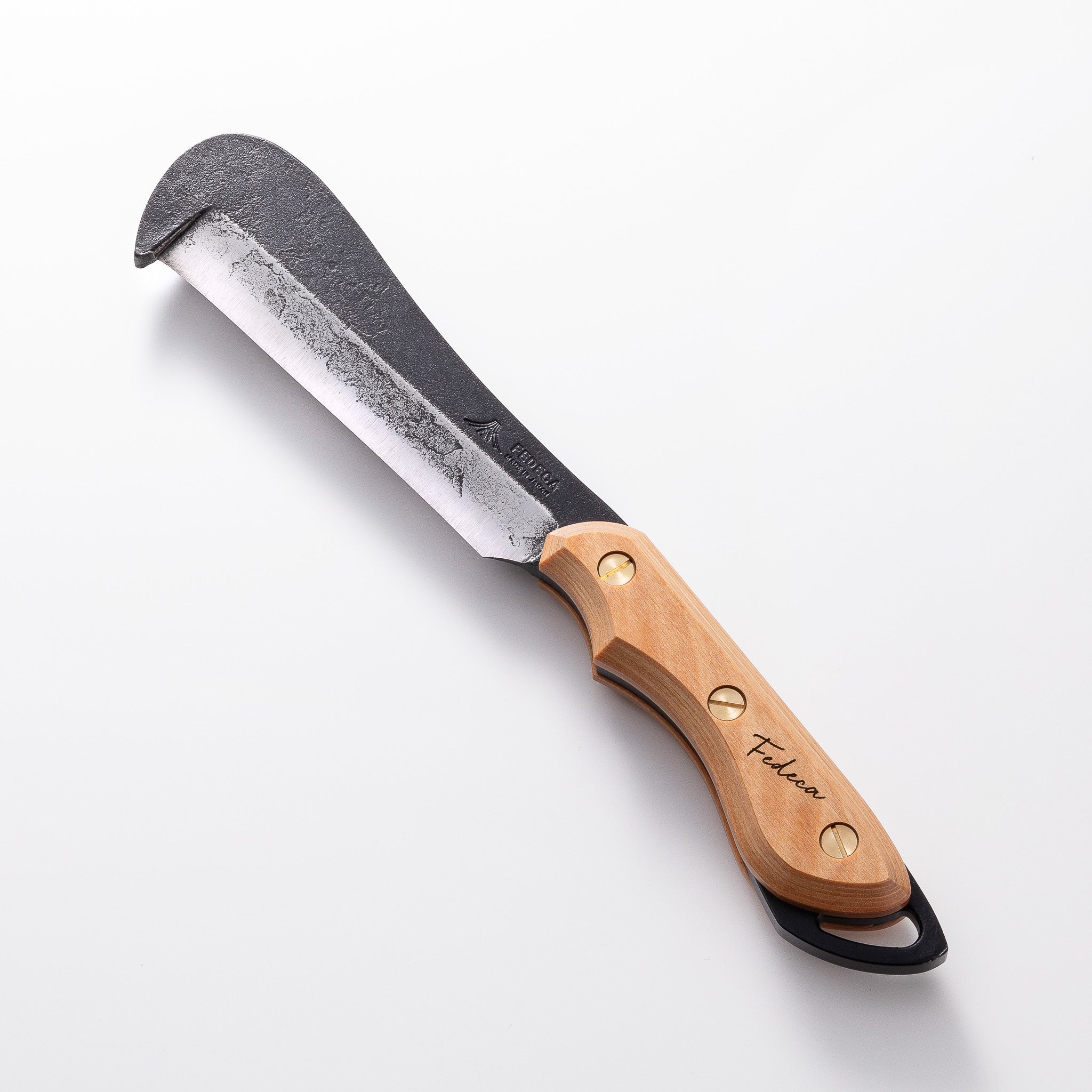 【強化木】鍛造バトニング鉈 プレーンホワイト 15,400円