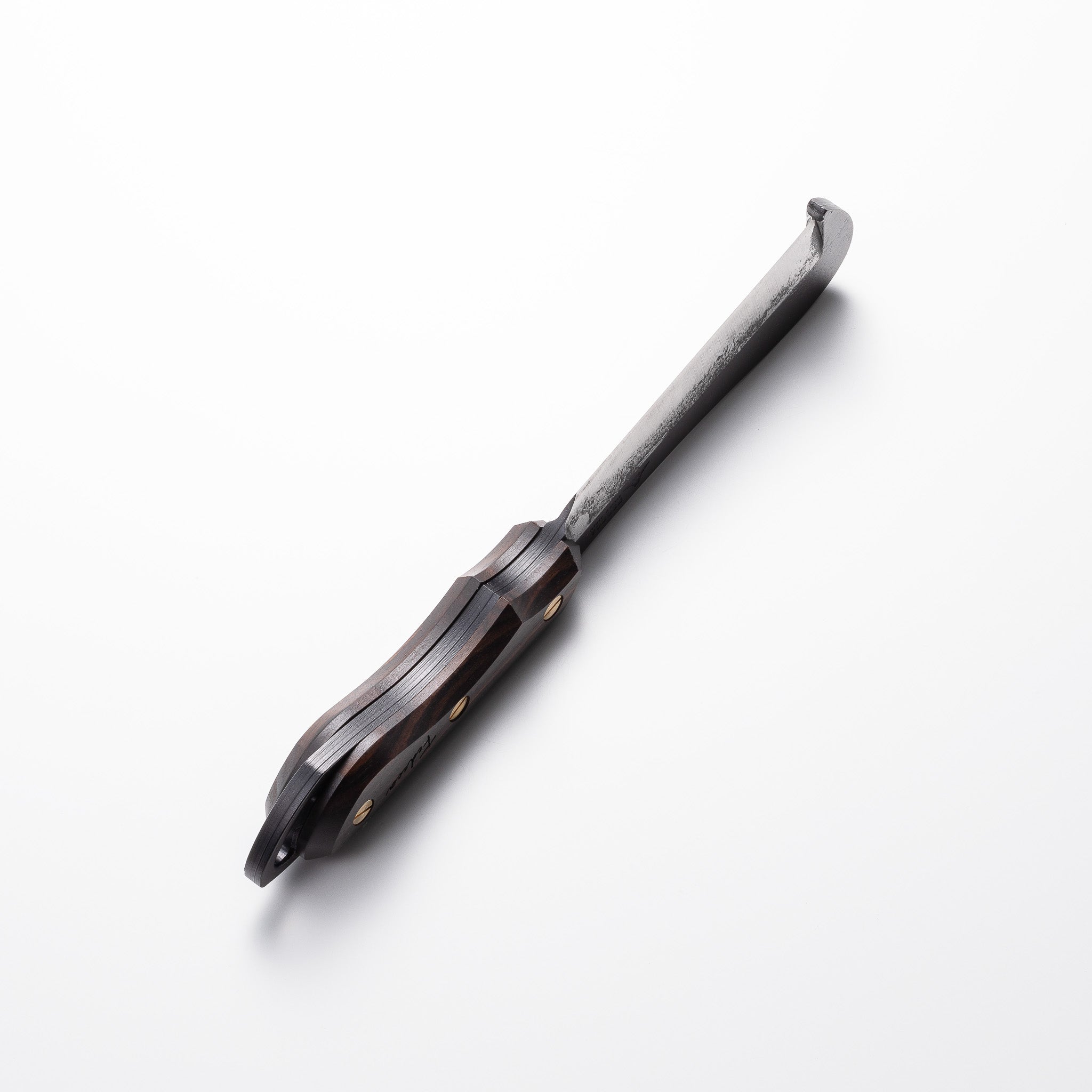 【天然木】鍛造バトニング鉈 プレーン黒檀 17,600円