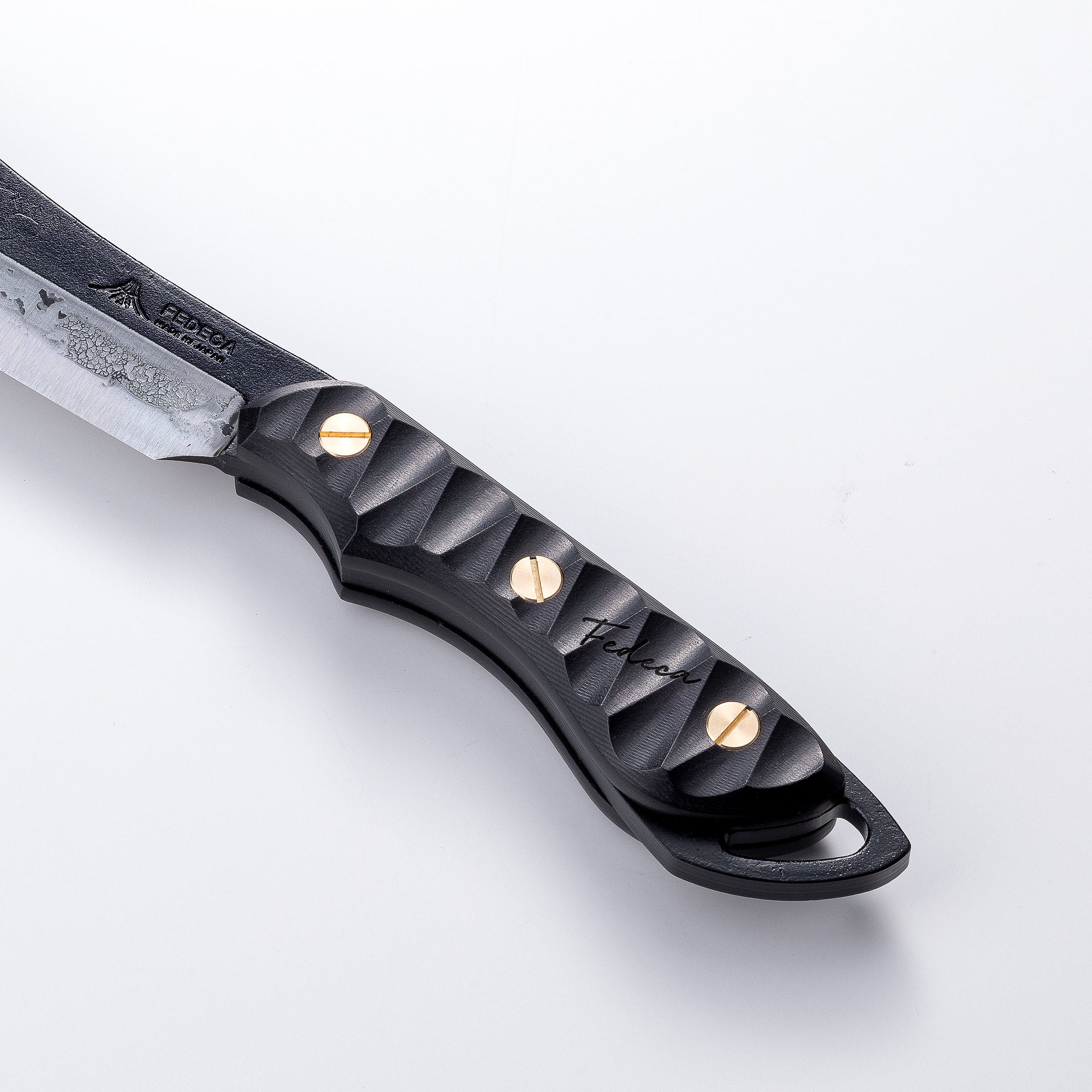 【強化木】鍛造バトニング鉈 リップルブラック 16,500円