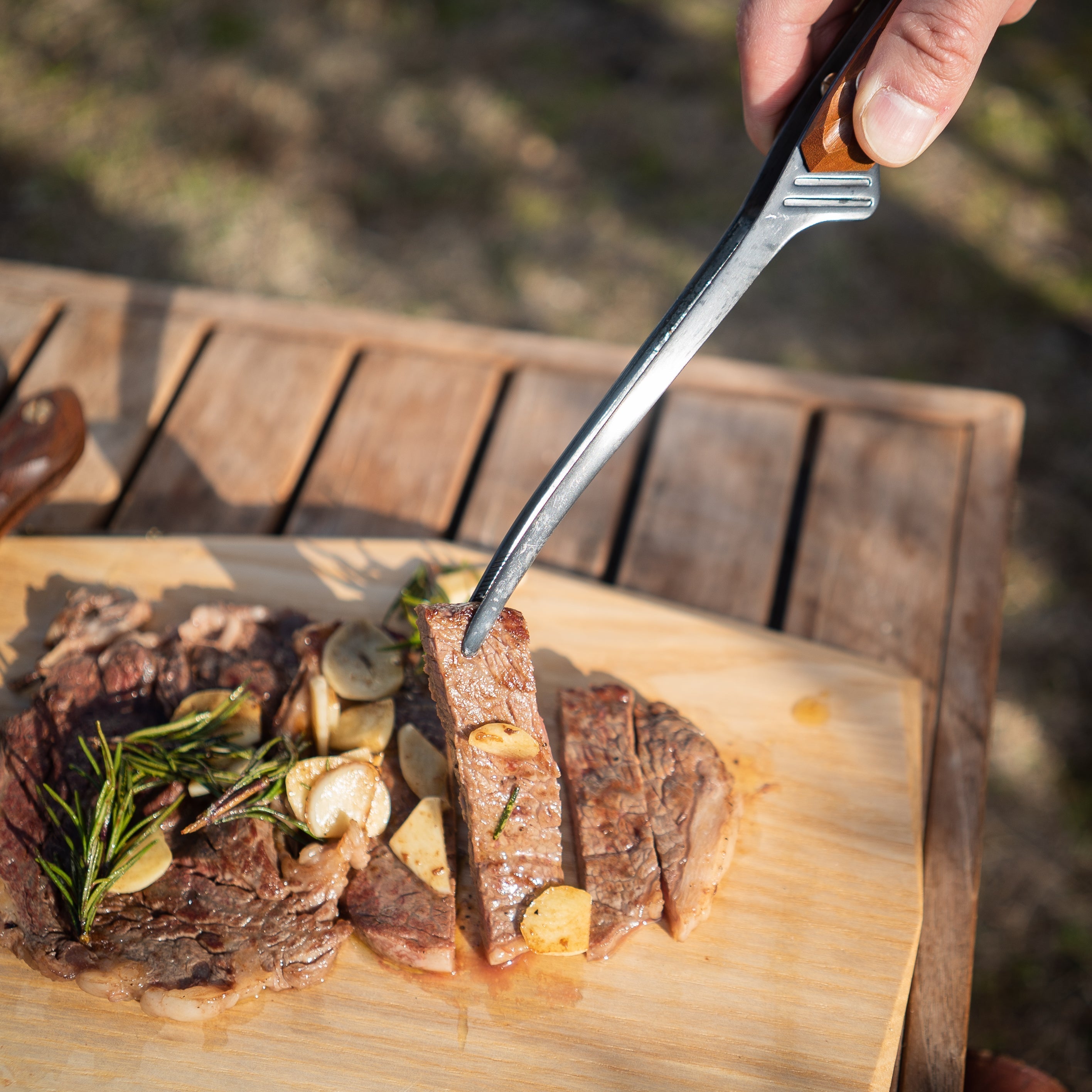 【天然木】FEDECA CLEVER TONG 名栗ビルマチーク 5,500円