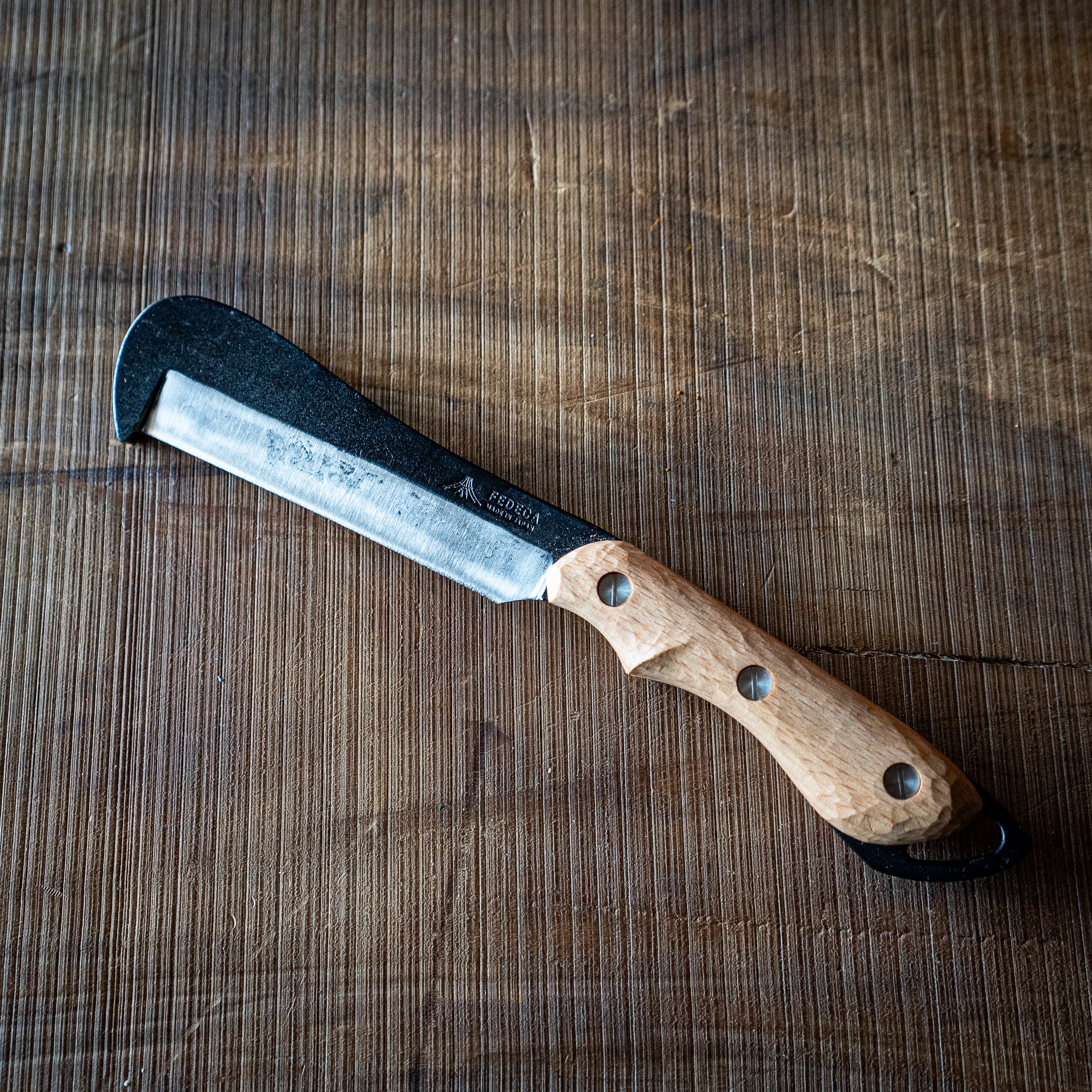 It's my knife 鍛造バトニング鉈キット