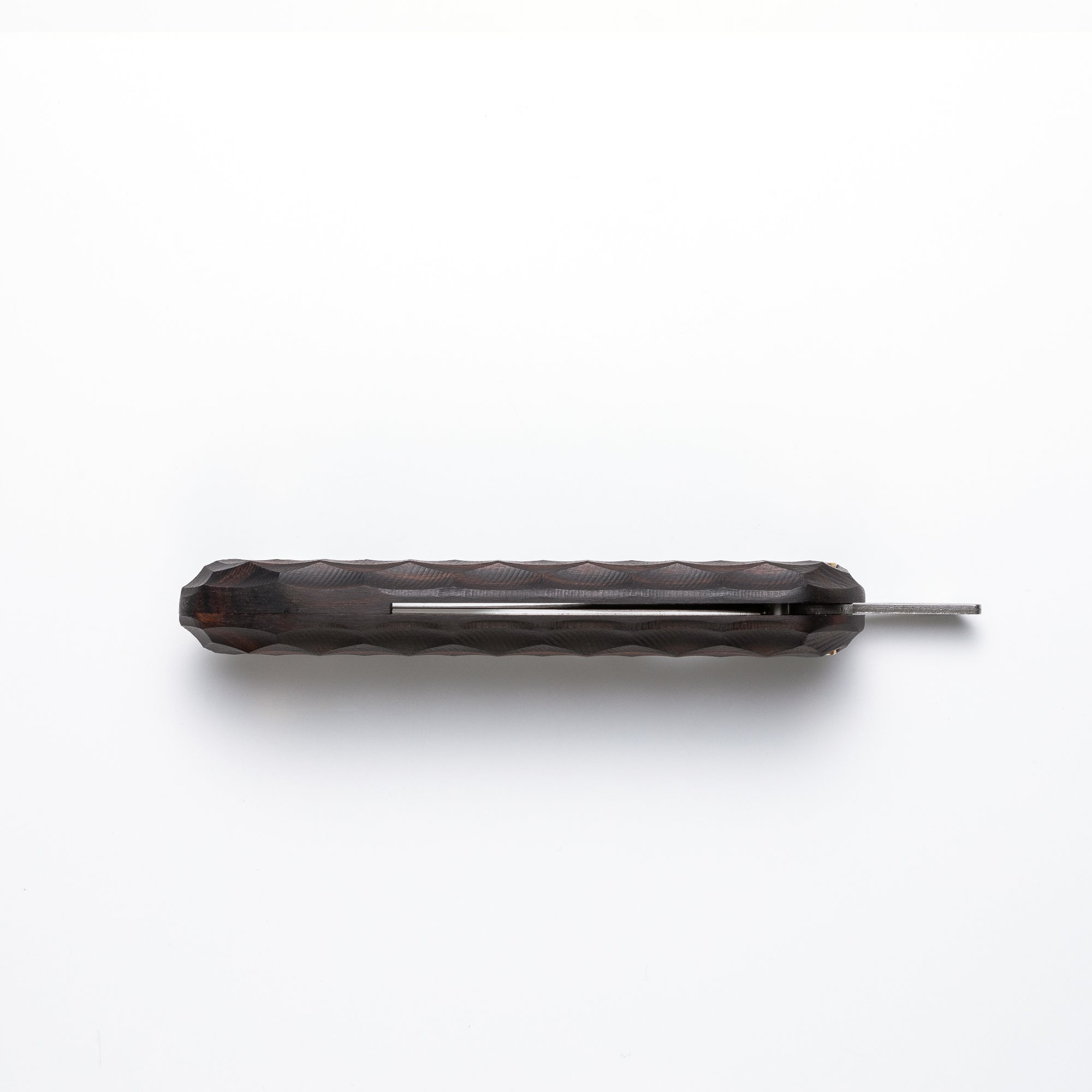 【天然木】折畳式料理ナイフ 名栗黒檀 13,200円