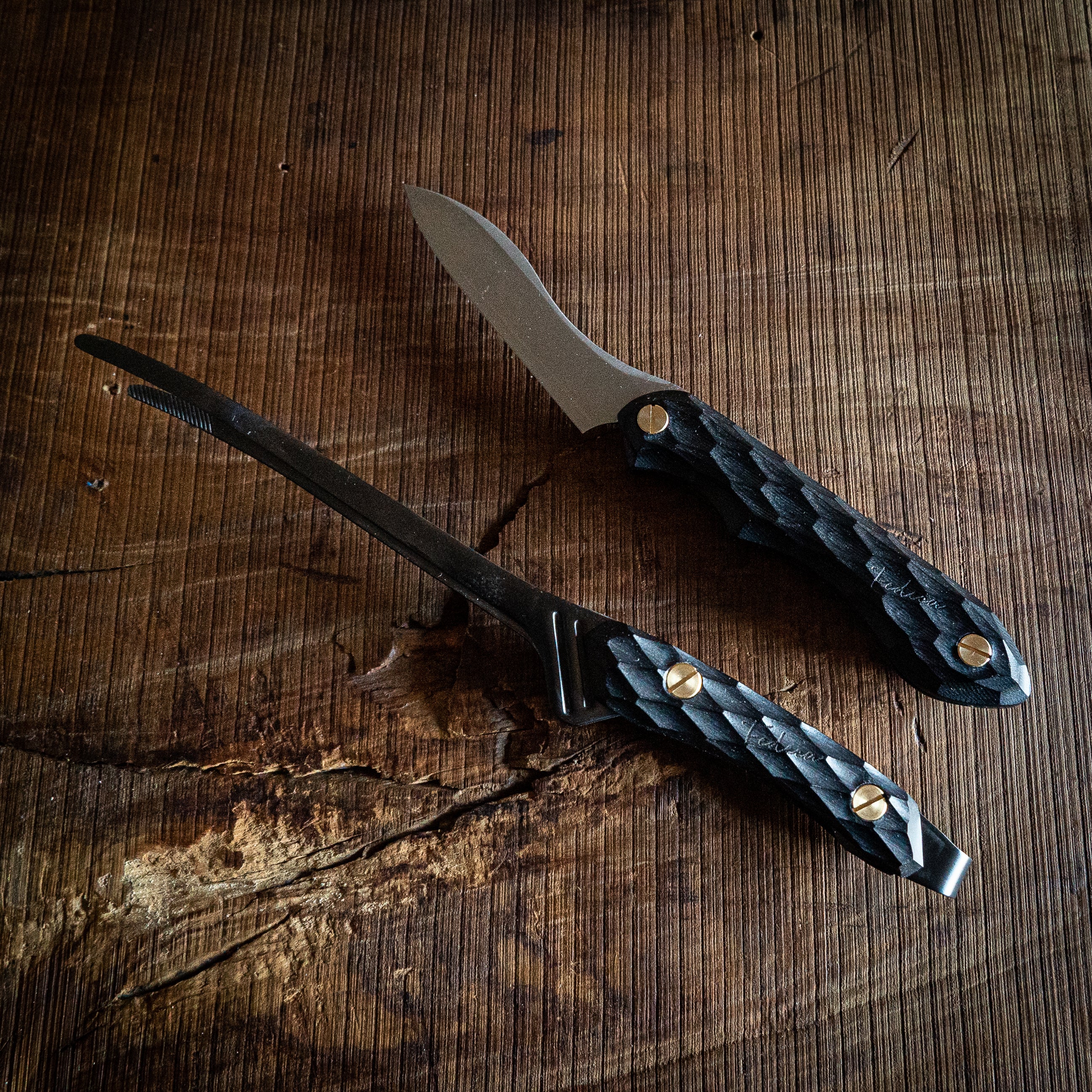 【強化木】FEDECA CLEVER TONG 名栗ブラック 6,050円