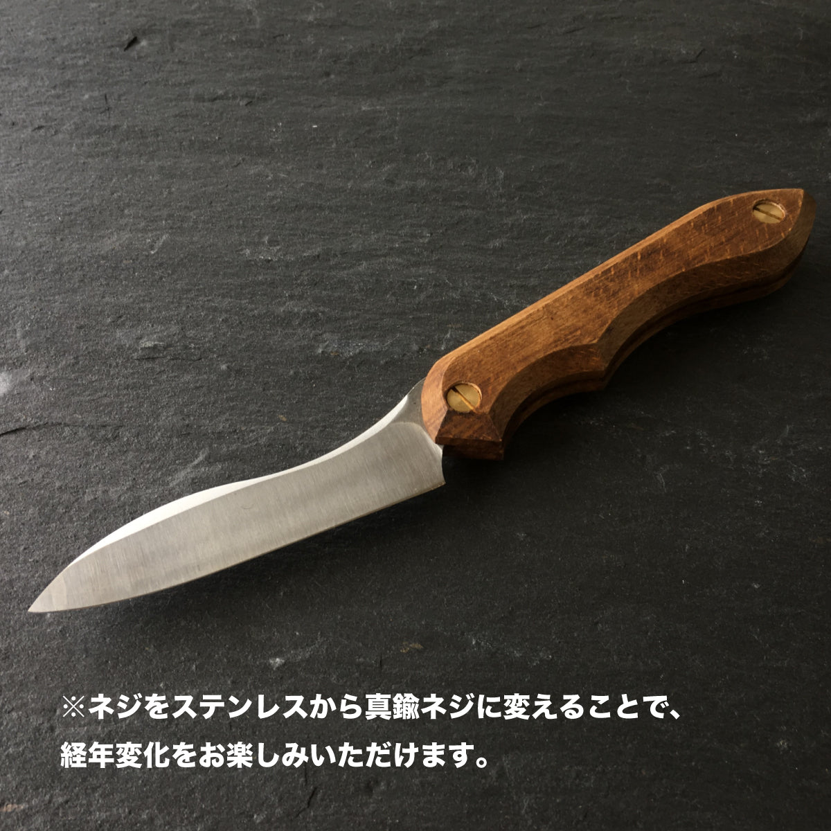 真鍮ネジセット 1袋(2組入)(Folding シリーズ、折畳式料理ナイフ 用)