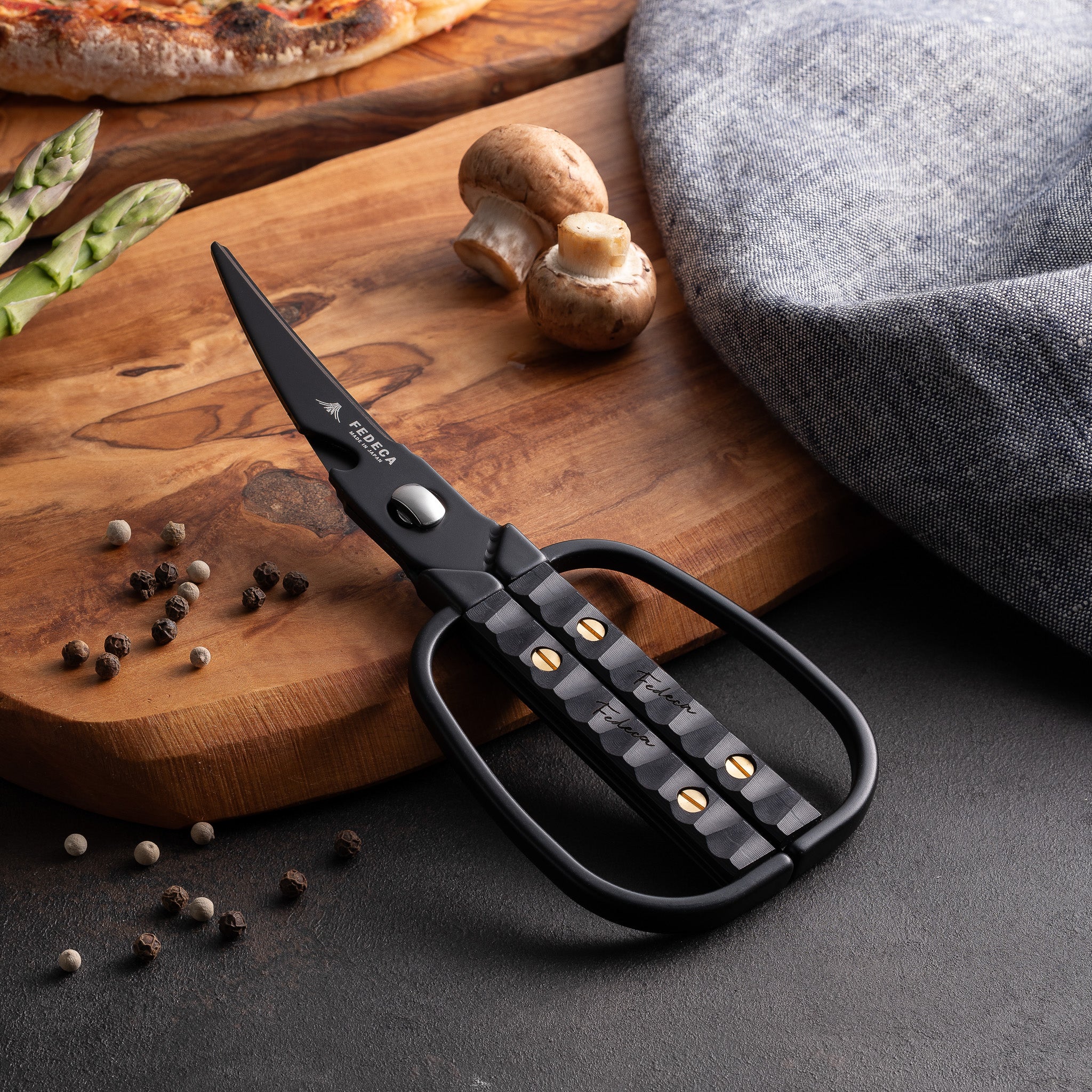 FEDECA キッチンハサミ リップルブラック 13,200円