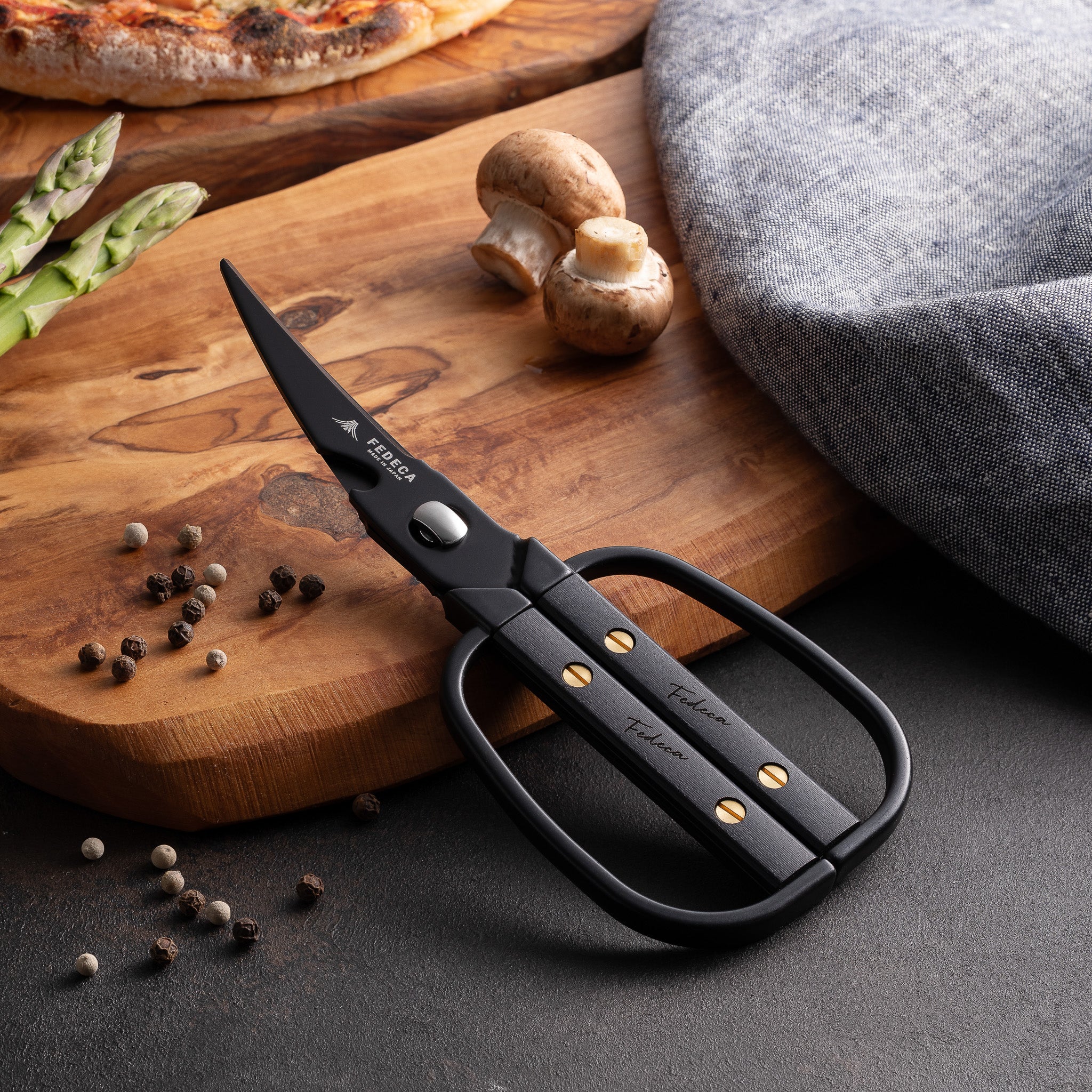 FEDECA キッチンハサミ プレーンブラック 11,000円