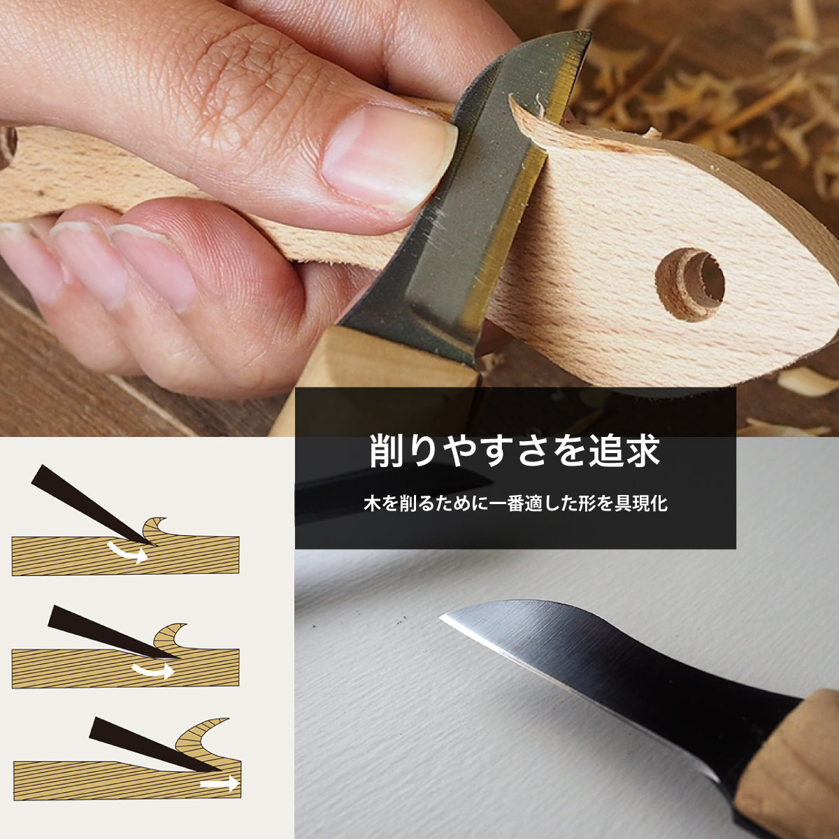 【難易度★☆☆】It's my knife Craft Easy (炭素鋼/青紙二号) 4,290円